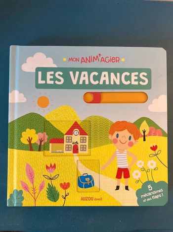 Livre mon anim’agier les vacances Auzou éveil