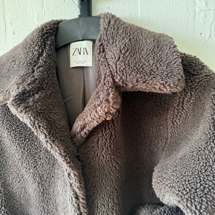 Veste manteau fausse fourrure Zara taille XS - photo numéro 5