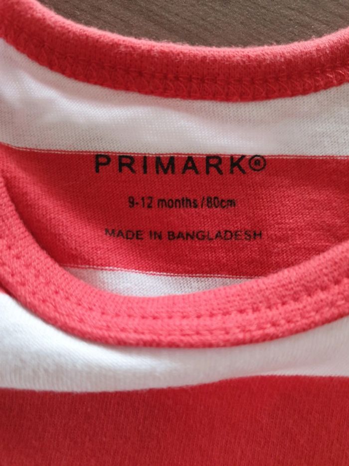 Débardeur rayé 9-12 mois - photo numéro 2