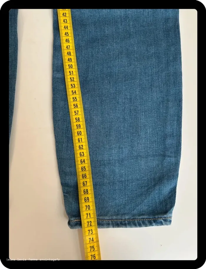 Jean Levi's Signature Femme Mid Rise Skinny Bleu | 22M FR52 | Très Bon État | BP90 - photo numéro 8