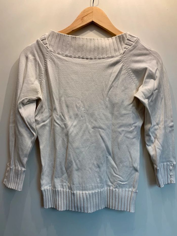 Pull blanc