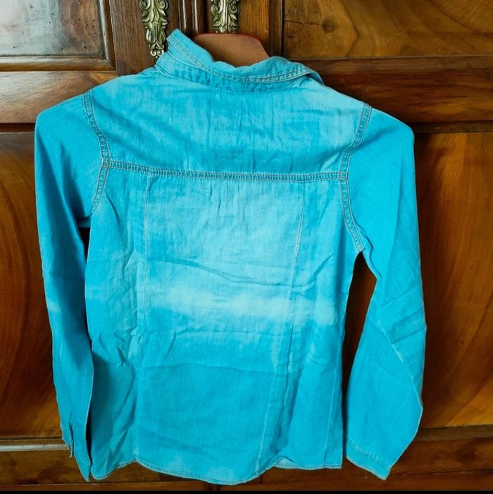 Chemise jean fille 14 ans - photo numéro 3