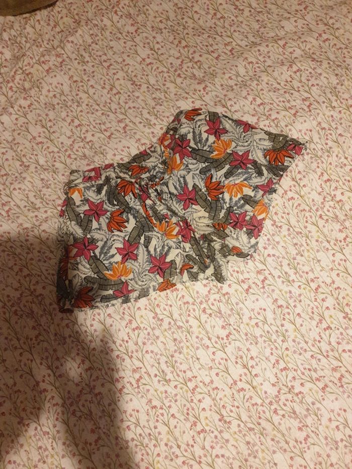 Short du soir imprimé tropical - photo numéro 3