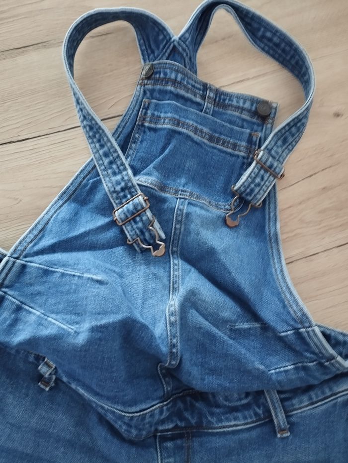 Salopette en jean de grossesse Kiabi taille 38 - photo numéro 2