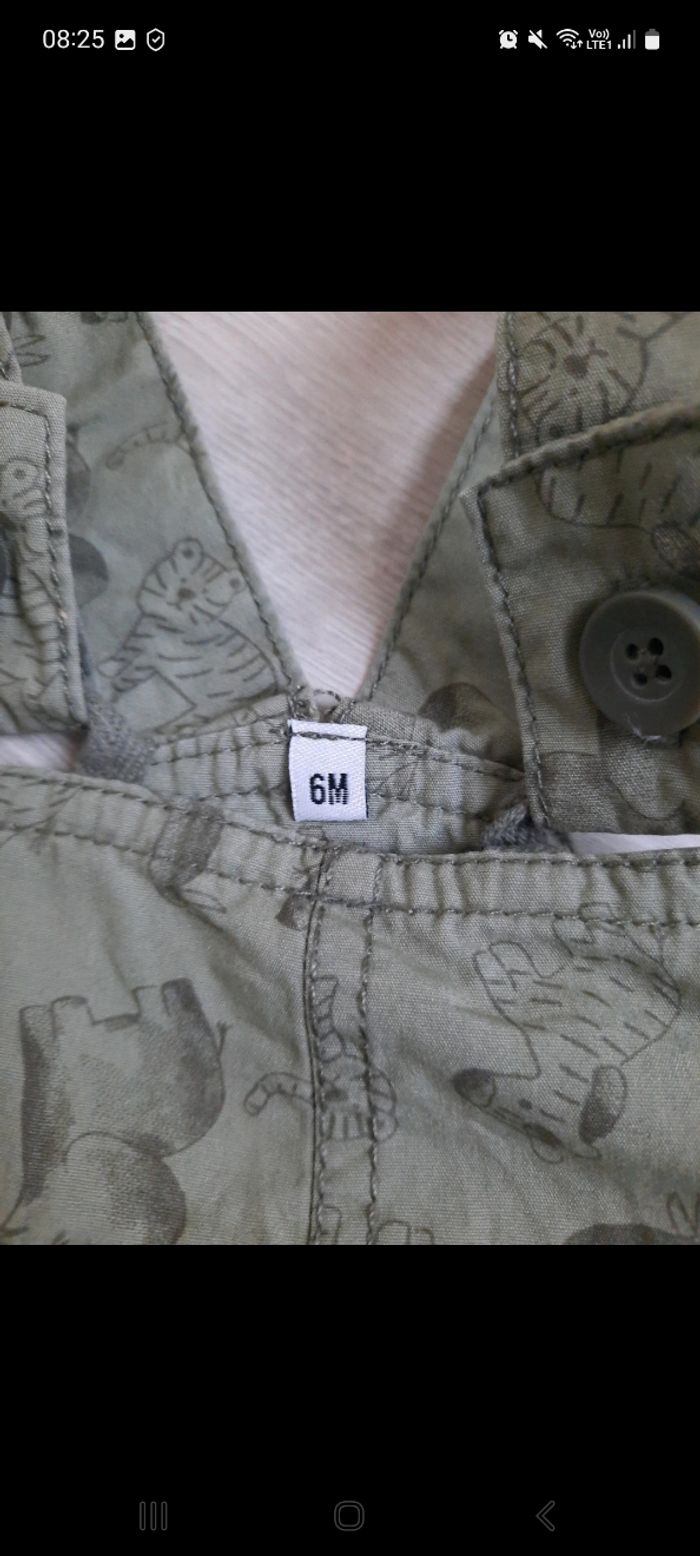 Salopette short légère 6 mois - photo numéro 2