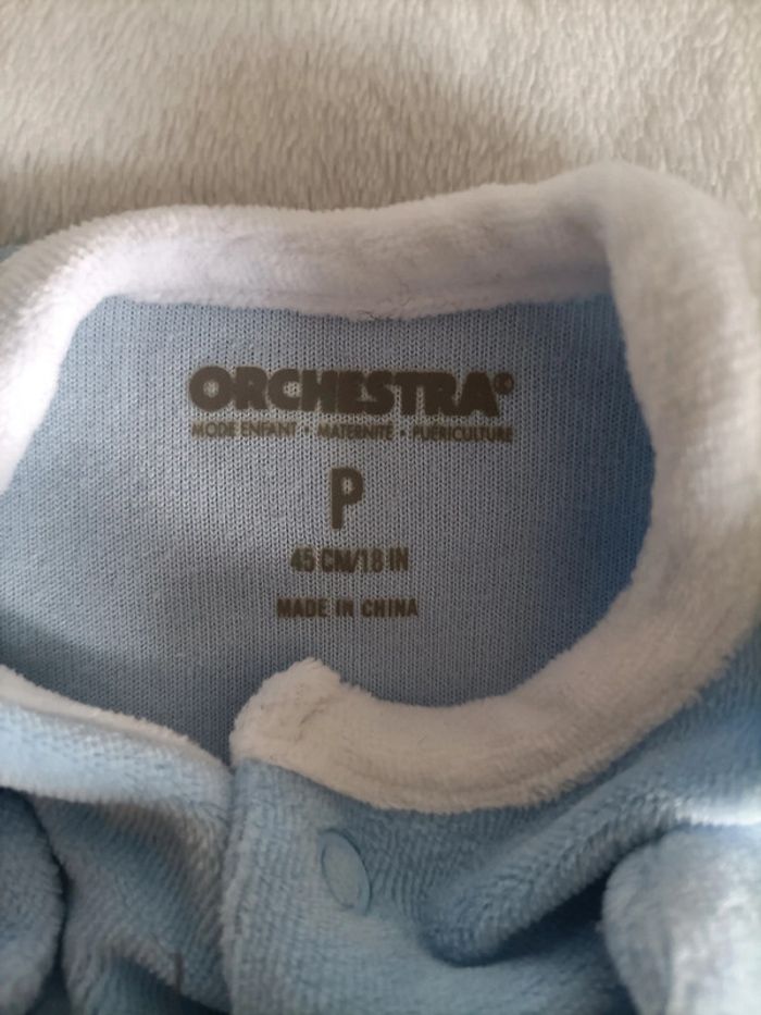 Pyjama prématuré Orchestra bleu  NEUF jamais porté ! - photo numéro 2