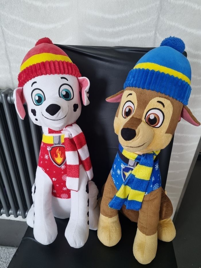 Grandes peluches pat patrouille