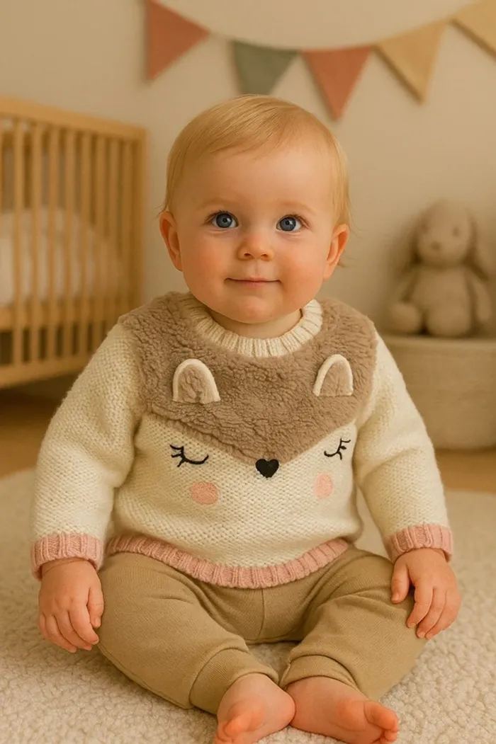 Très beau pull chaud et doux bébé 6 mois