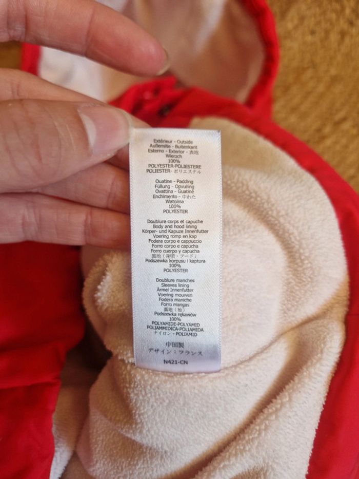 Manteau rose fille petit bateau 24 mois 86cm - photo numéro 6