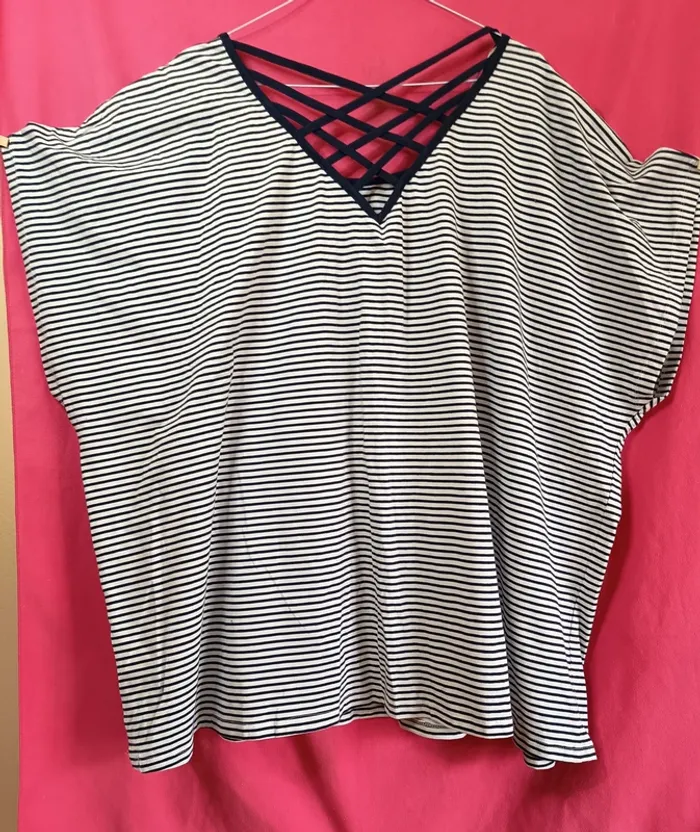 Tee-shirt manches courtes. très grande taille . T 54/56 - photo numéro 3