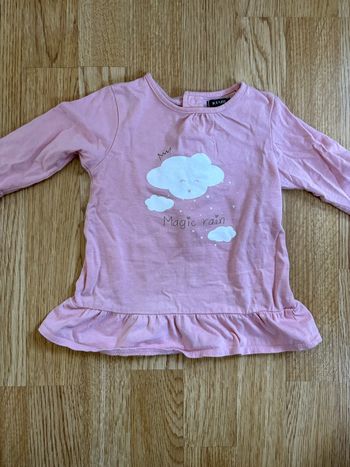 T-shirt manches longues nuages