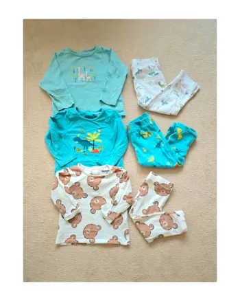 2 ans lot 3 pyjamas 2 pièces