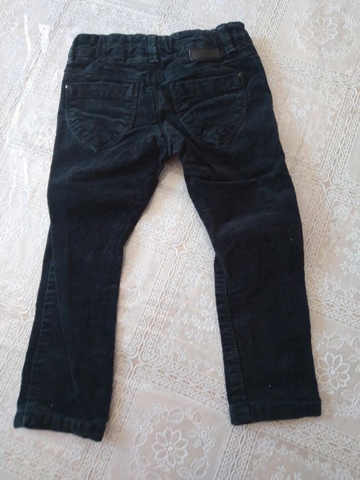 Pantalon velours noir 2 ans - photo numéro 4