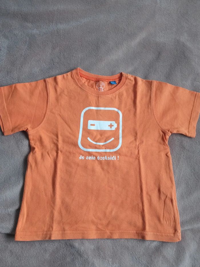 Tee-shirt orange Okaïdi 6 ans