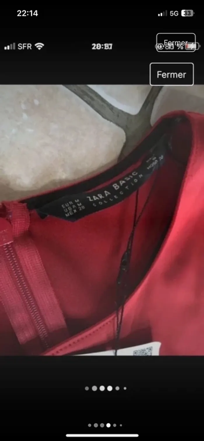 Neuve avec étiquette Magnifique blouse en 38/40 de la boutique Zara - photo numéro 4