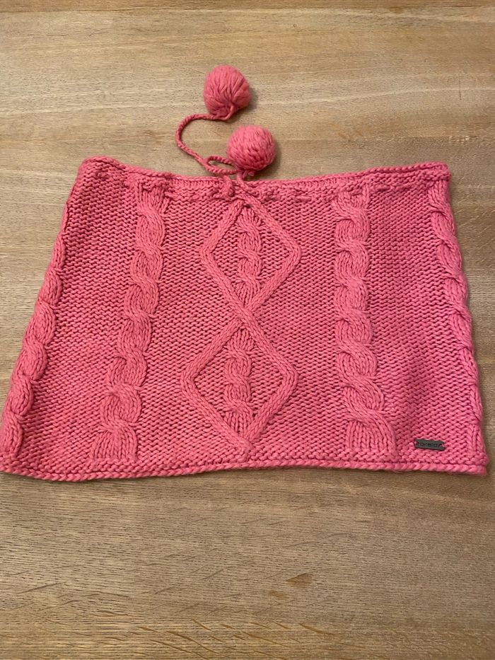 Lot snood/cape et moufles assorties Okaïdi fuschia taille 4/6 ans - photo numéro 10