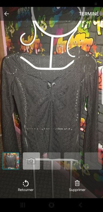 Tee-shirt dentelle