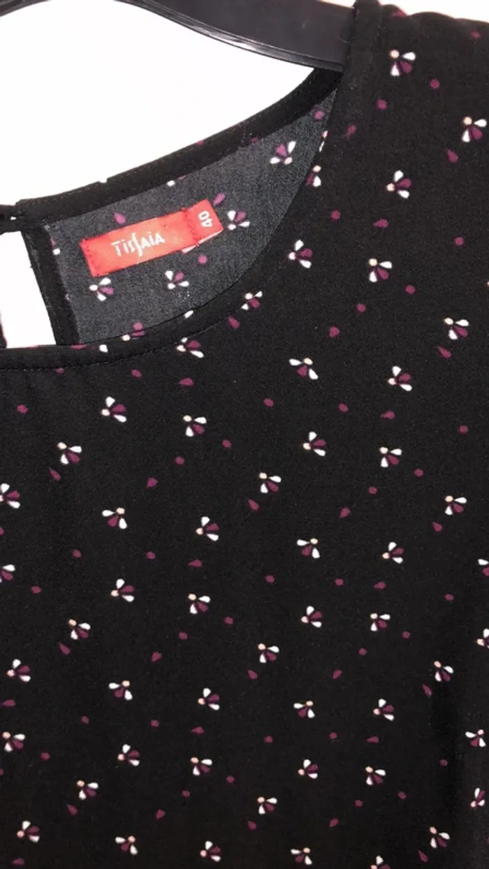 Robe noir et motif - photo numéro 2