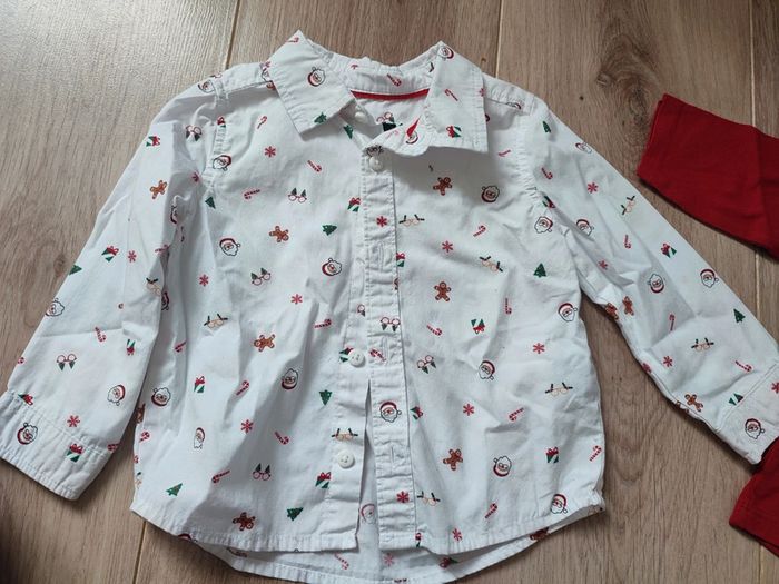 Chemise 9 mois noël - photo numéro 2