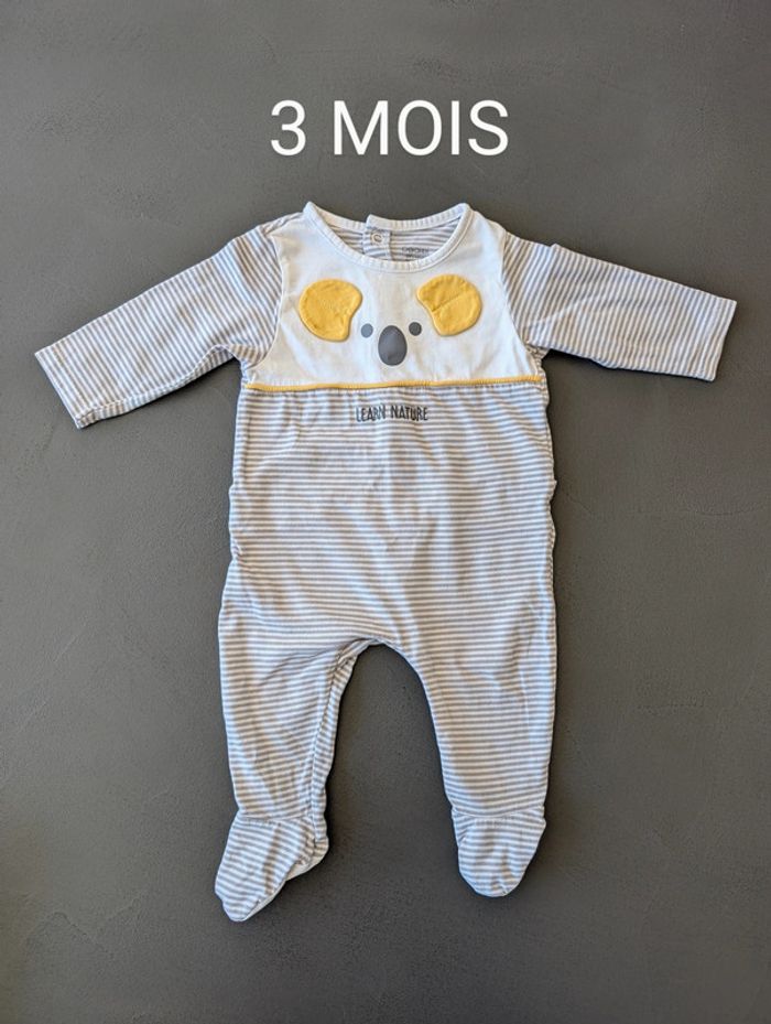 Pyjama léger Okaïdi - Taille : 3 Mois