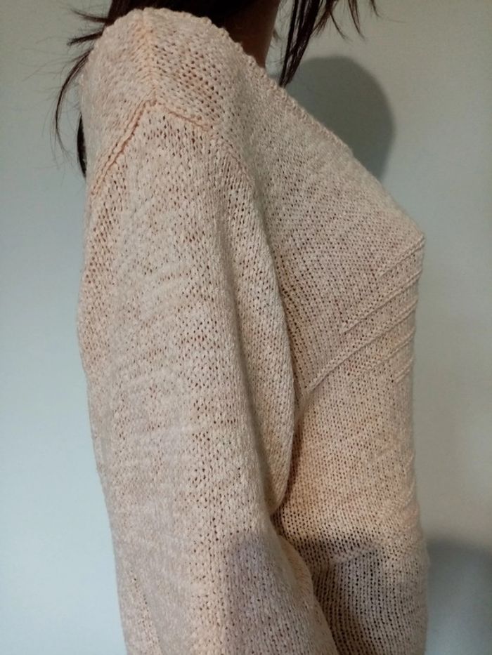 Superbe pull loose en maille 38 (taille 6 américaine) - photo numéro 4