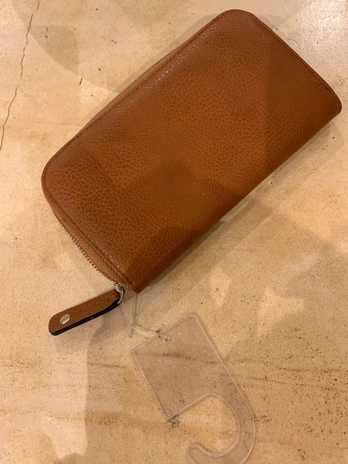 Joli portefeuille porte monnaie neuf marron - photo numéro 2