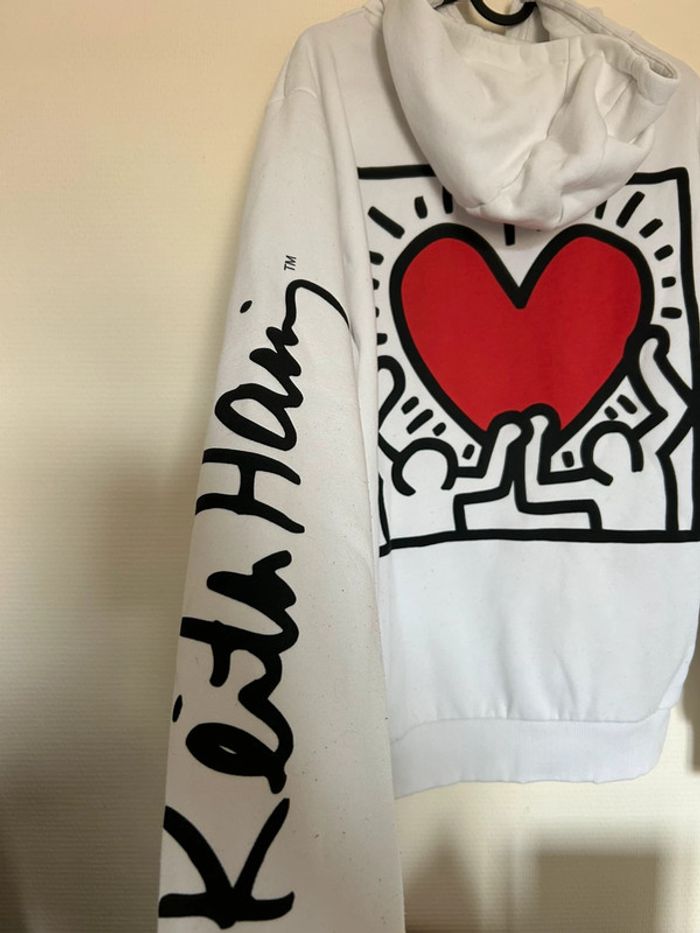 Pull blanc à motif - photo numéro 3