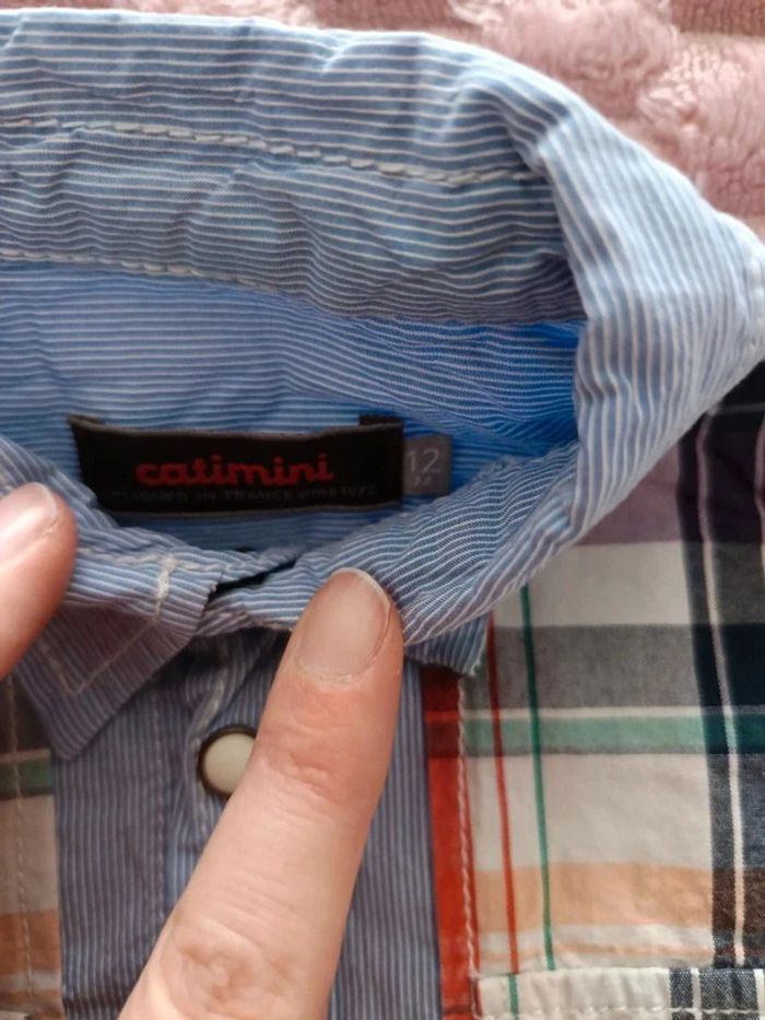Chemise catimini 12m tbe - photo numéro 3