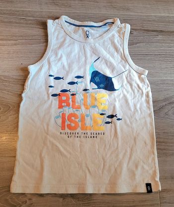 Débardeur turquoise Okaidi 6 ans