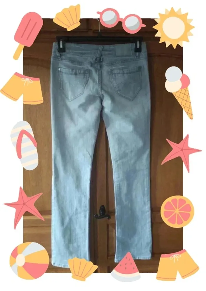 Pantalon jeans femme 40 - photo numéro 3