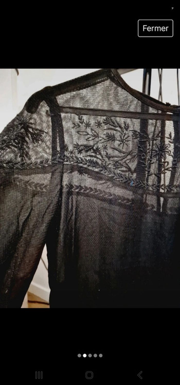 Magnifique blouse noir - photo numéro 2