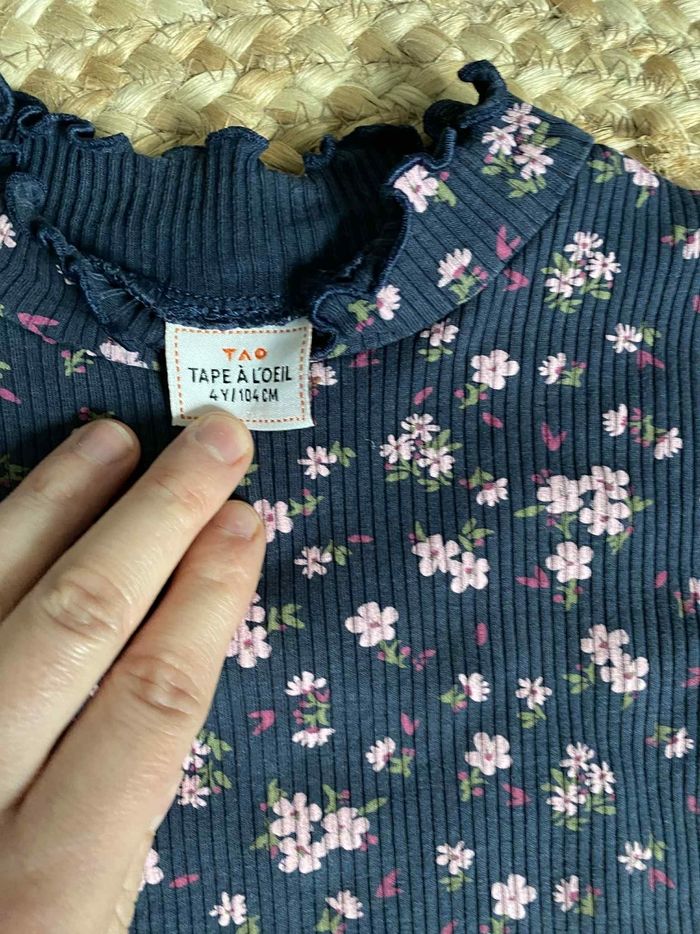 Sous pull côtelé 4 ans - photo numéro 2