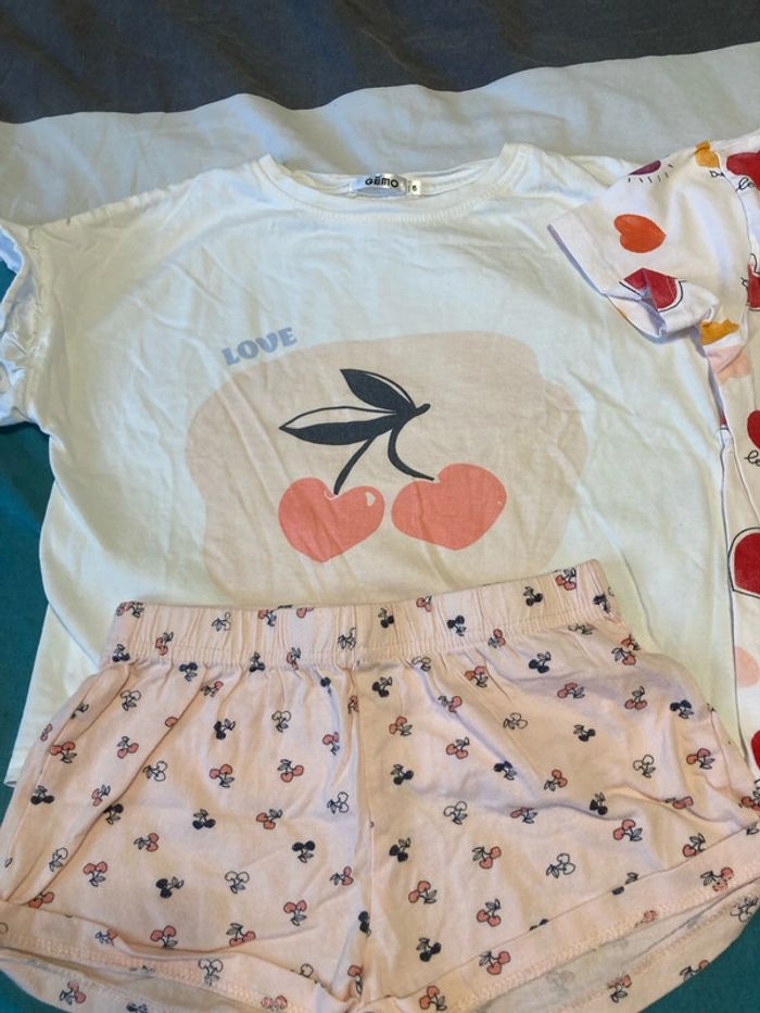 Lot de 2 pyjama short fille - photo numéro 2