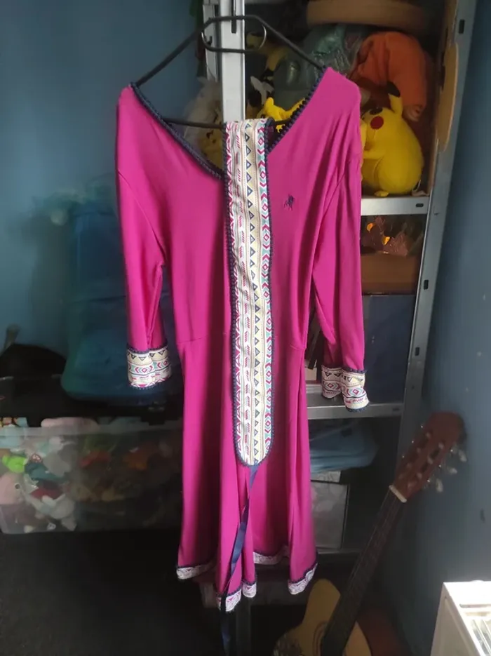 Robe patineuse à motifs ethniques - photo numéro 2