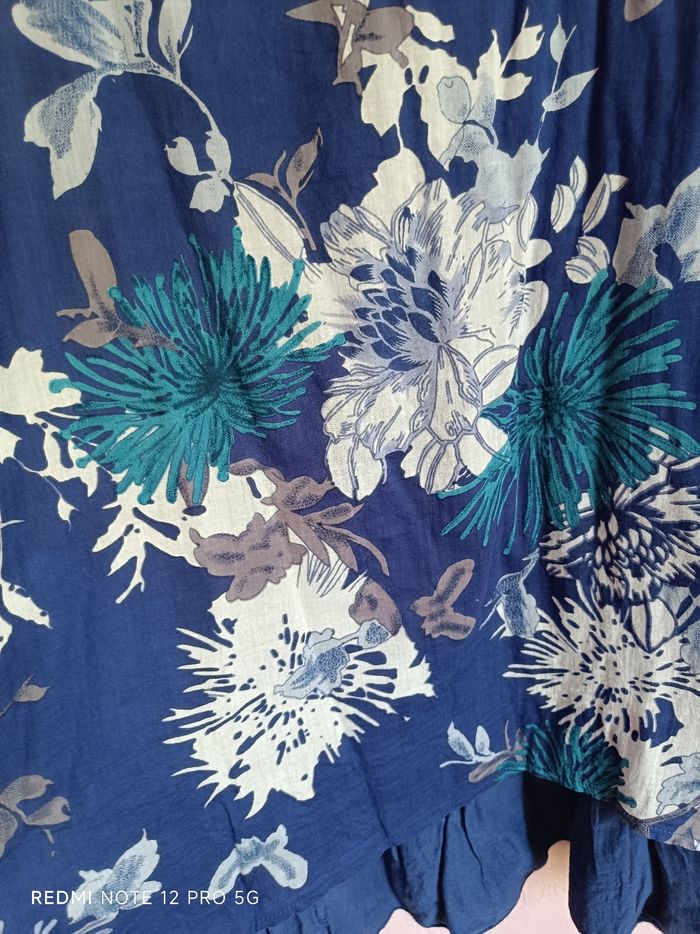 Robe bleu à fleurs Samba T.40 neuve - photo numéro 10