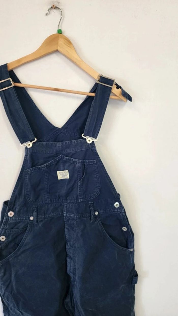 Jolie salopette en coton denim vintage taille 40 - photo numéro 4