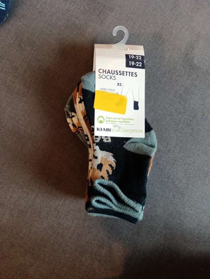 Lot de 5 paires de chaussettes NEUF - photo numéro 3