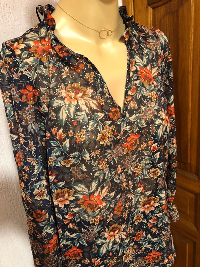 Blouse Fleuries Naf naf - n eu v e - photo numéro 3
