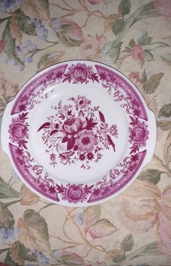 Plat à dessert porcelaine. Estampillé Kahla