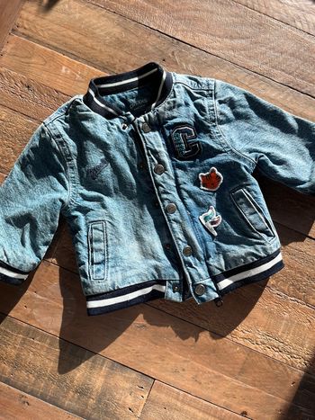 Veste bomber en jean Creeks