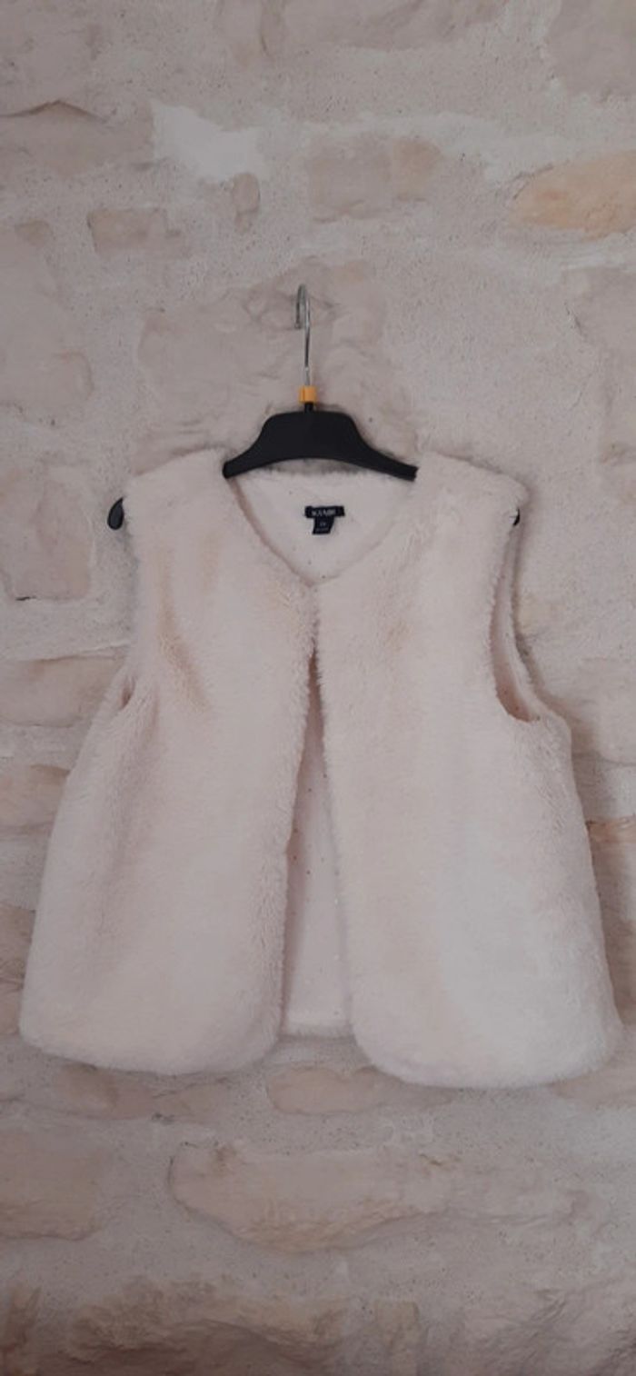 Gilet tout doux 8 ans blanc - photo numéro 3