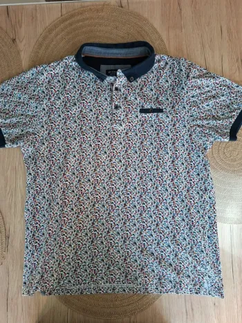 Polo Armand Thiery AT Company – Taille M – Motif fleuri chic