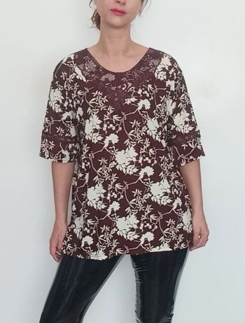 Blouse manches trois quarts taille 42/44