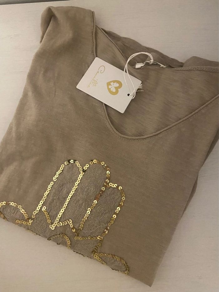 Tee shirt manches longues Main de fatma - photo numéro 3