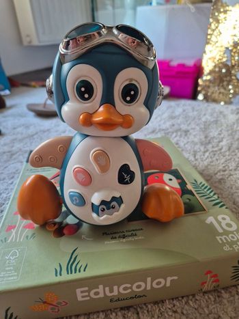 Jouet musical pingouin