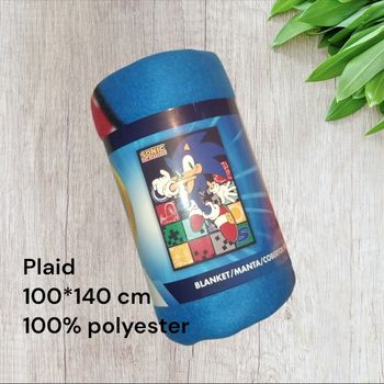 Couverture Plaid sonic