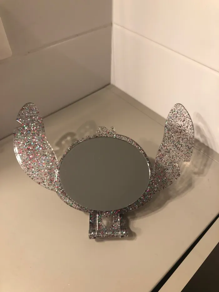 Miroir stitch pailleté excellent état - photo numéro 2