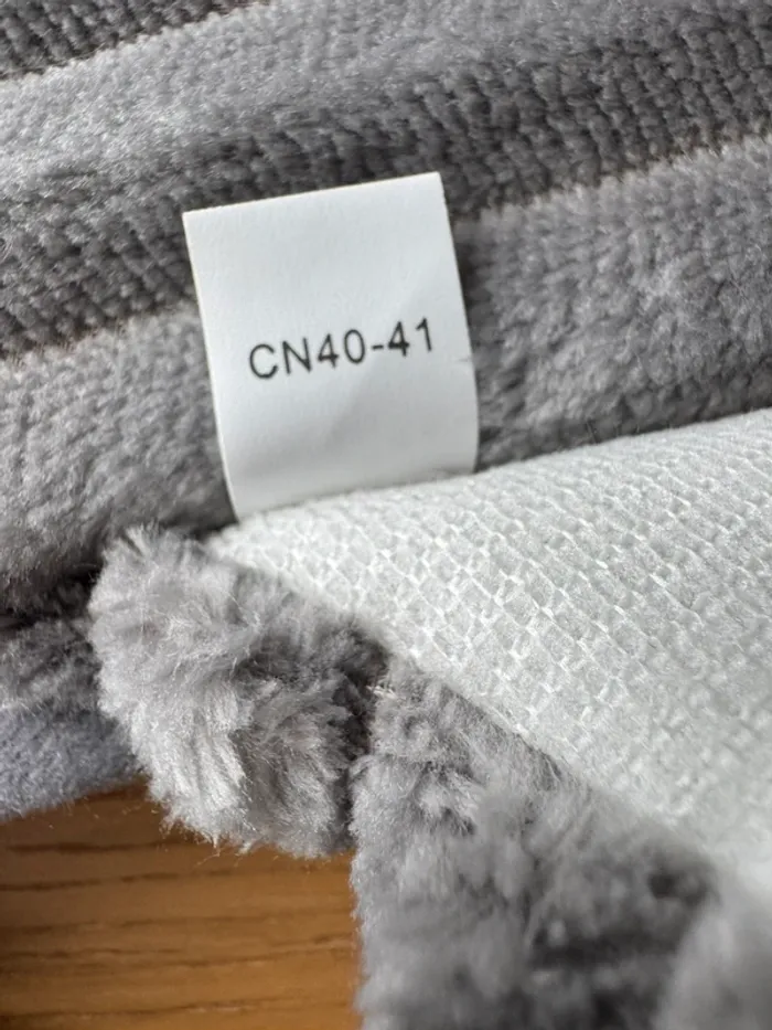Claquette confortables femme taille 40-41 grises neuves - photo numéro 4