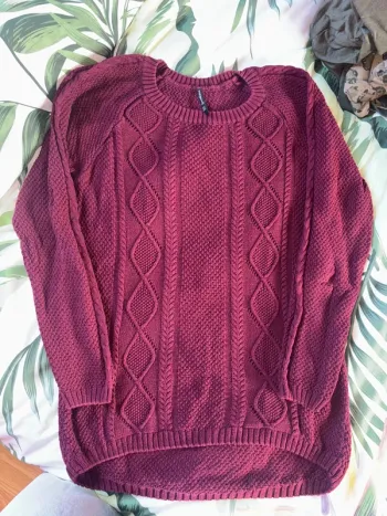 Pull bordeaux
