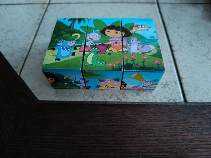 2€ Puzzle cubes 6 faces Dora l'exploratrice - Y2K 2004 - photo numéro 10